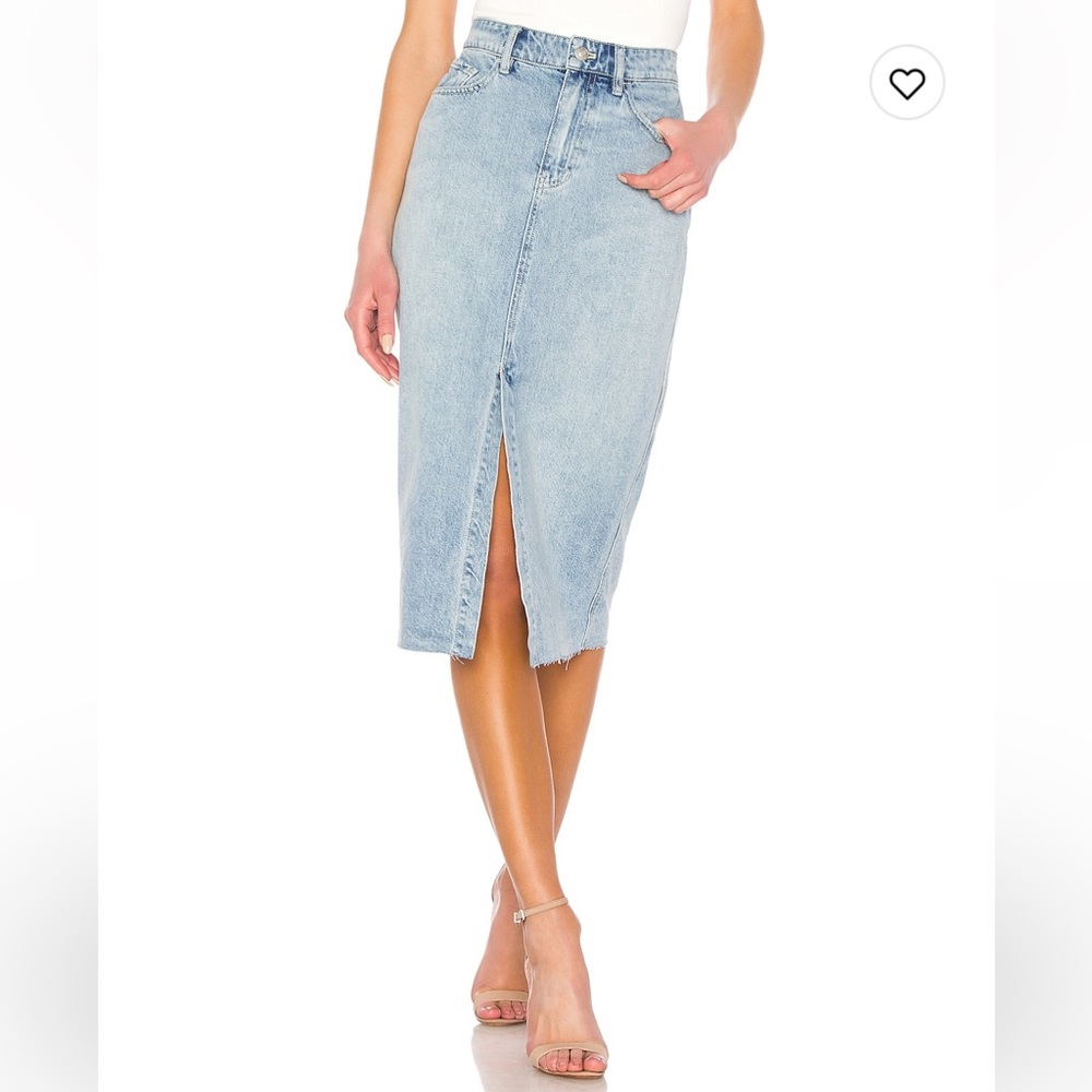 NWOT Free People Wilshire Denim Skirt Sz 26